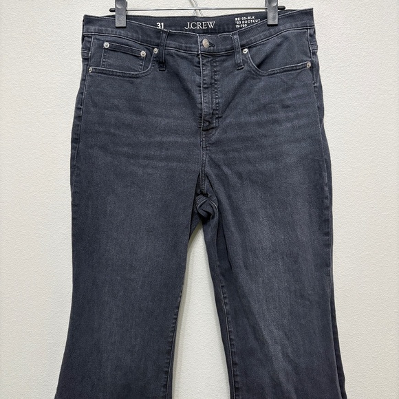 J. Crew High-rise Bootcut Jean in 2003 Super-stretch - Gray, 31 - Picture 4 of 8